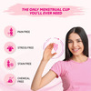 Gynocup Premium Menstrual Cup For Women Fda Approved|Pink| Large Size