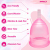 Gynocup Premium Menstrual Cup For Women Fda Approved|Pink| Large Size