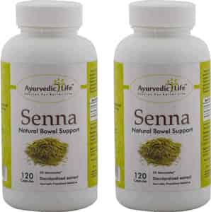 Ayurvedic Life Senna Capsule 120 Count Pack Of 2 Natural