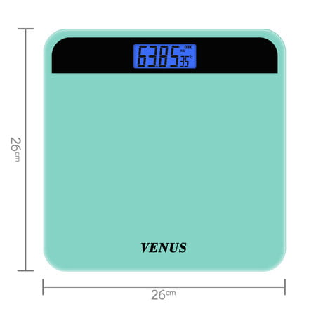 Venus (India) Electronic Digital Personal Bathroom Weight Machine | Upto 180kg | Eps-2799-New-Green