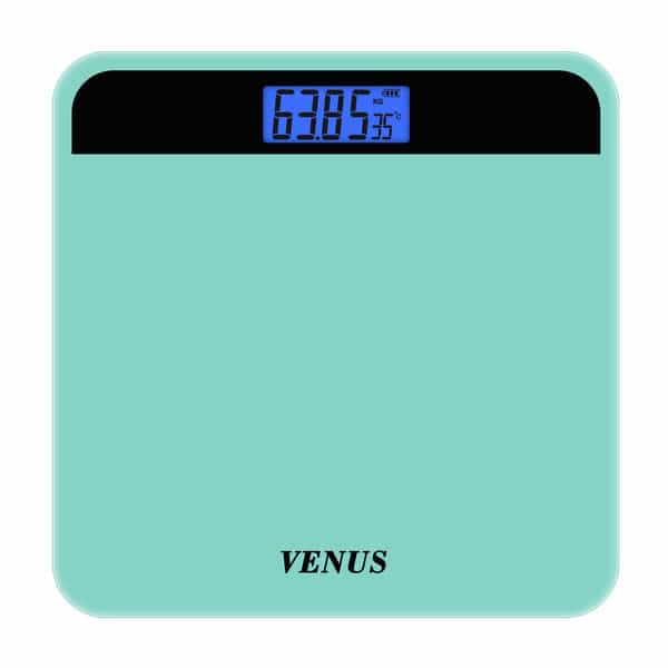 Venus (India) Electronic Digital Personal Bathroom Weight Machine | Upto 180Kg | Eps-2799-New-Green