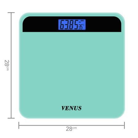 Venus (India) Electronic Digital Personal Bathroom Weight Machine | Upto 180kg | Eps-2799-New-Green
