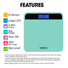 Venus (India) Electronic Digital Personal Bathroom Weight Machine | Upto 180Kg | Eps-2799-New-Green