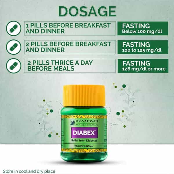 Dr. Vaidya's Diabex -30 Capsules - Pack Of 2
