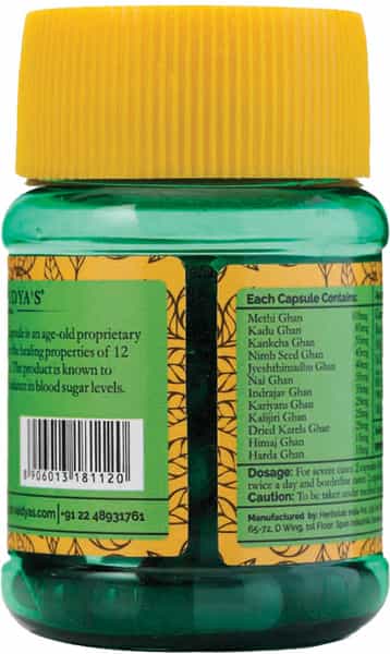 Dr. Vaidya's Diabex -30 Capsules - Pack Of 2