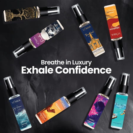 Vokka Pocket Perfume For Men & Women 8Ml X 8 | Luxury Edp Perfumes Gift Hamper For All Occasions