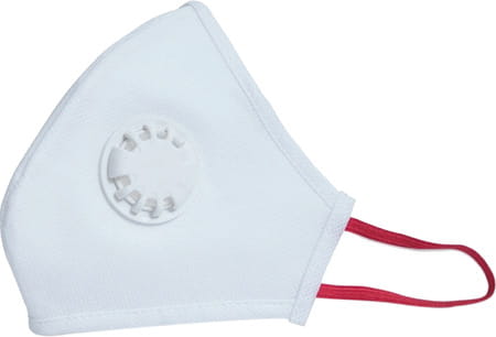 Advind Healthcare Smog Guard N95 Mask With One Valve (Adults Free Size White) Pack Of 5