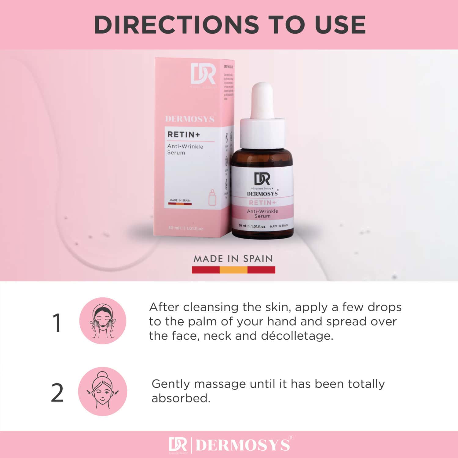 Buy DERMOSYS RETIN+ ANTI WRINKLE SERUM WITH RETINOL & RETINYL