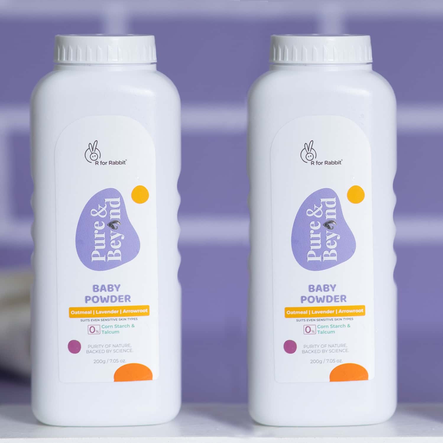 R For Rabbit Baby Powder 400g Pure & Beyond Natural|No Corn Starch, Talc Free, Suits Sensitive Skin
