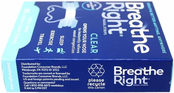 Breathe Right Nasal Strips Clear Large - 30 Strips