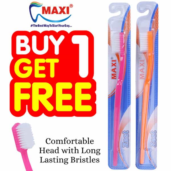 Maxi Zest Toothbrush (Buy 1 Get 1 Free)