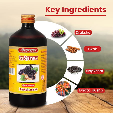 Baidyanath Drakshasava 450 Ml