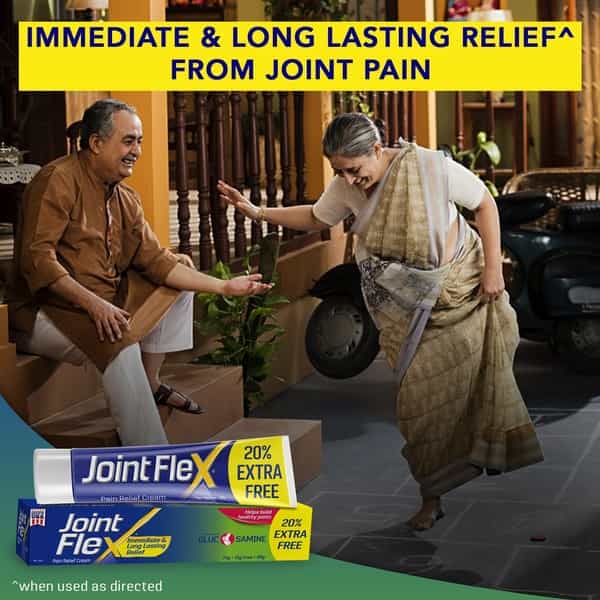 Jointflex Pain Relief Cream 30G (Pack Of 3) Immediate & Long-Lasting Pain Relief And Healthy Joints