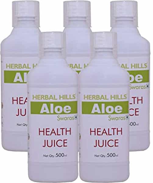 Herbal Hills Aloevera Swaras - Health Juice 500 Ml (Pack Of 5)