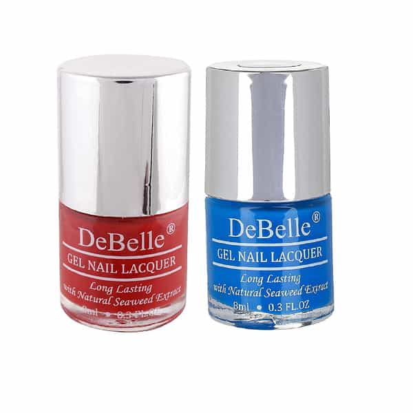 Debelle Nail Polish Gift Set Of 2 French Affair | La Azure -16 Ml(8Ml Each)