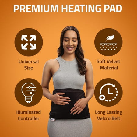 Medtech Orthopaedic Electric Heating Pad Pain Relief | Suitable For Lower Back | Shoulder - Regular