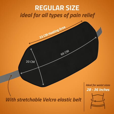 Medtech Orthopaedic Electric Heating Pad Pain Relief | Suitable For Lower Back | Shoulder - Regular