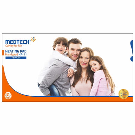 Medtech Orthopaedic Electric Heating Pad Pain Relief | Suitable For Lower Back | Shoulder - Regular