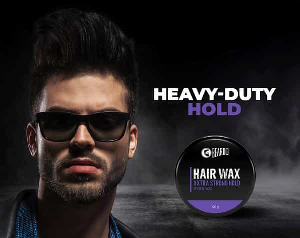Beardo Xxtra Stronghold Crystal Wax For Stylish Hair - 100 Gm