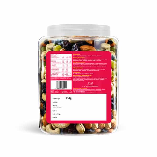 Yoga Bar Panchmeva Nuts & Dry Fruits Mix Jar 850G
