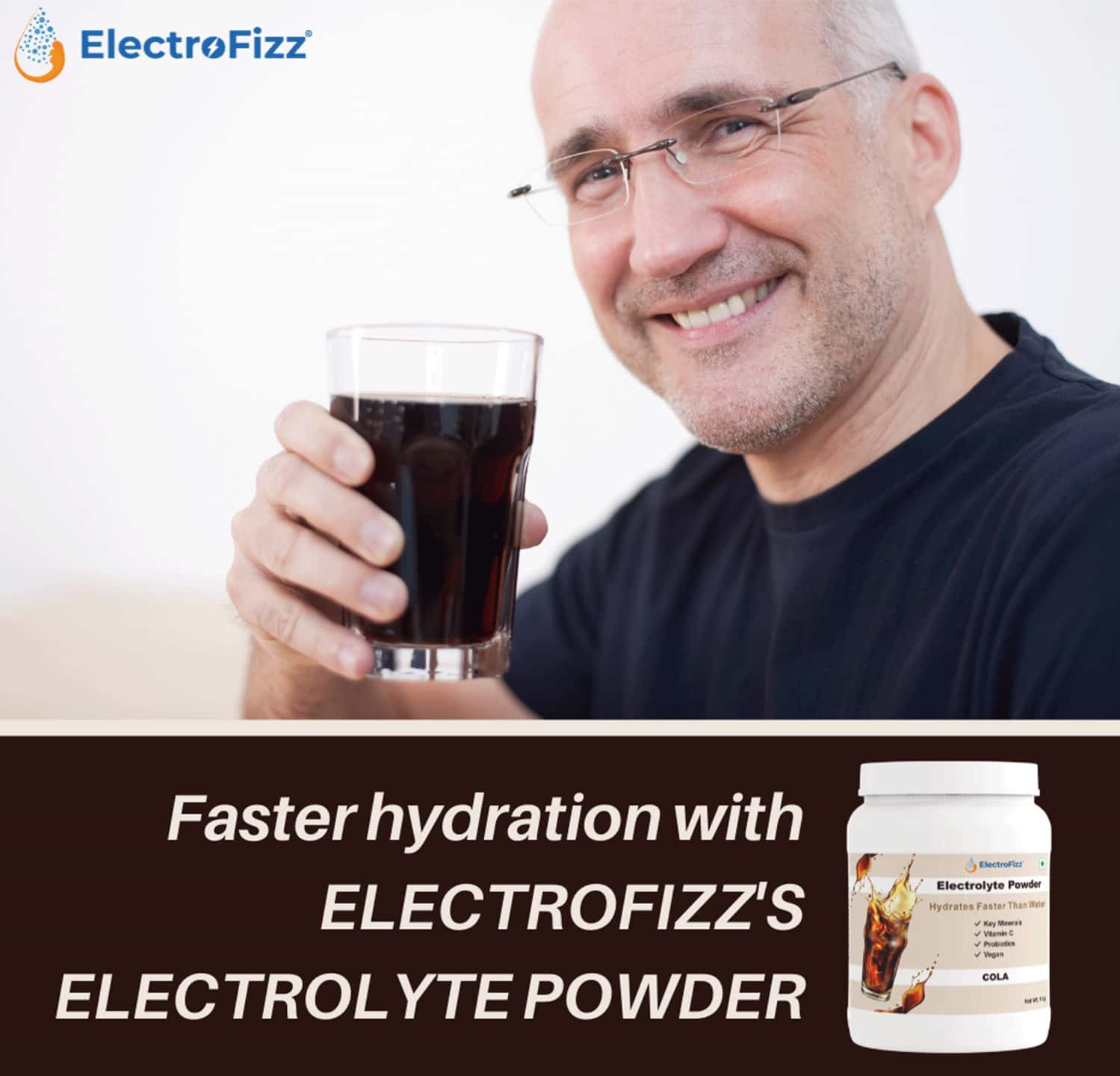 Buy ELECTROFIZZ HYDRATION ENERGY DRINK POWDER FOR WORKOUT FOR MEN AND