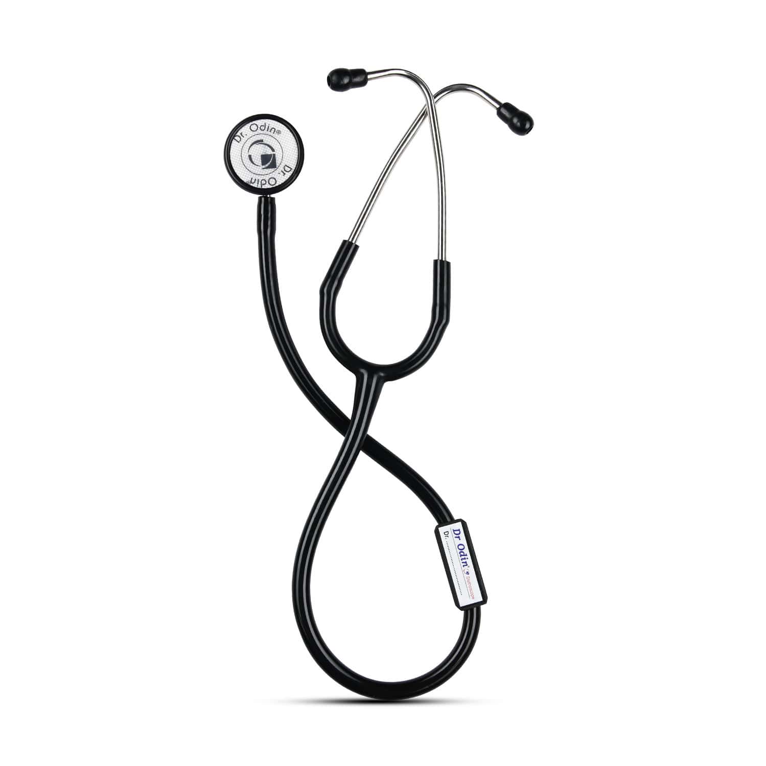 Dr. Odin Dual Head Premium Acoustic Sensitivity Stethoscope For Medical Students & Doctor (black)
