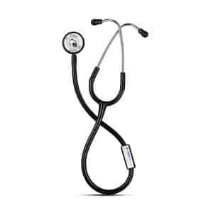 Dr. Odin Dual Head Premium Acoustic Sensitivity Stethoscope For Medical Students & Doctor (Black)