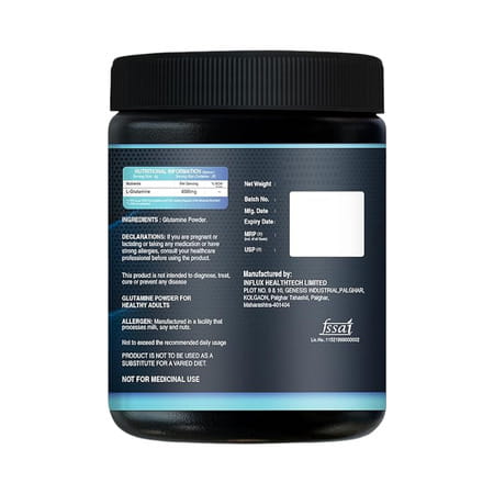 Pure Nutrition Glutamine Powder | Post Workout Supplement Amino Acid|Unflavoured|25mg Serving | 100g
