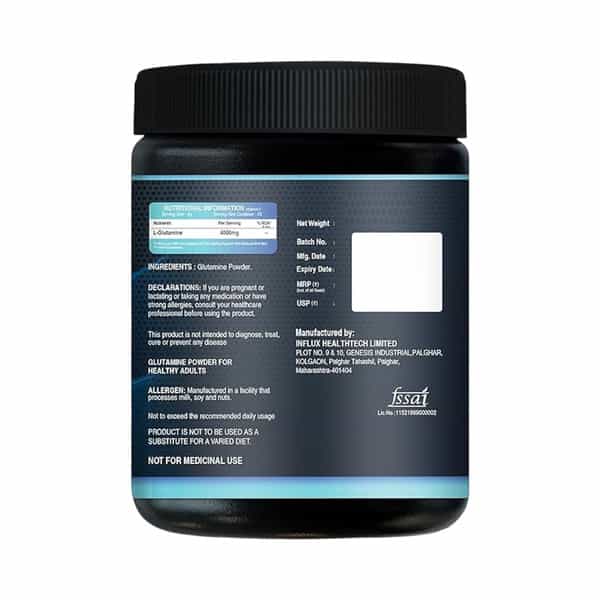 Pure Nutrition Glutamine Powder | Post Workout Supplement Amino Acid|Unflavoured|25Mg Serving | 100G