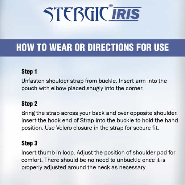 Stergic Iris Arm Sling For Shoulder Support For Fracture Support | Immobilization - Large Size