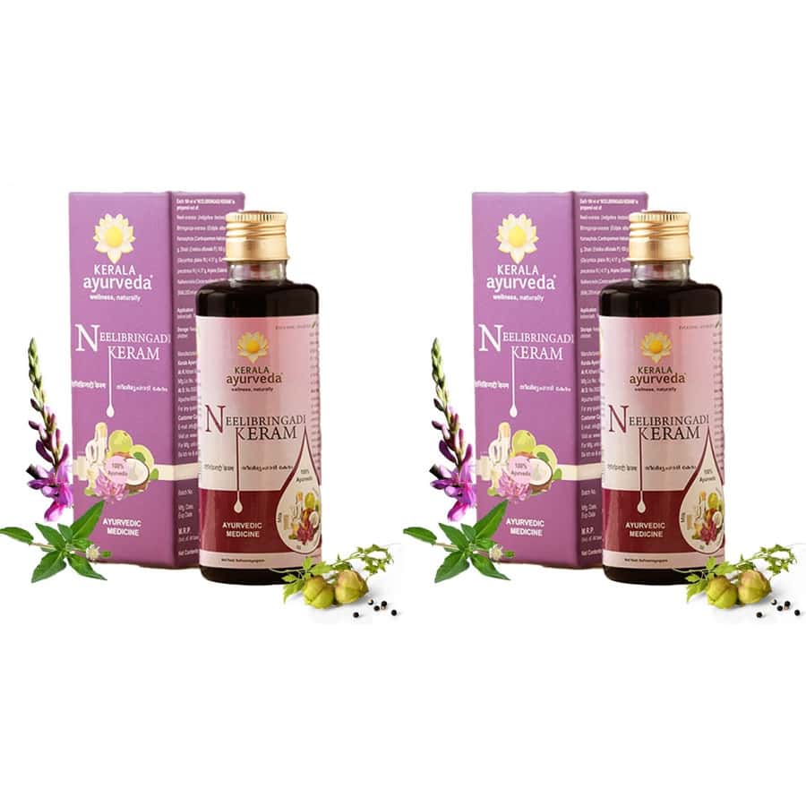Buy KERALA AYURVEDA KESINI HAIR OIL BOTTLE OF 100 ML Online & Get Upto