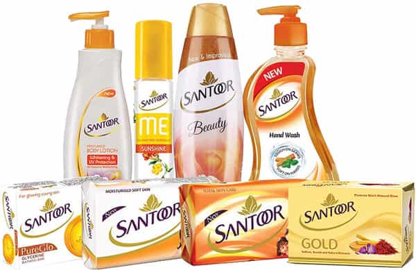 Santoor Gold Soap Buy 3 Get 1 Free - 125 Gm Each