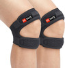 Besafe Forever Knee Strap Support Band For Pain Relief | Black | Pack Of 2
