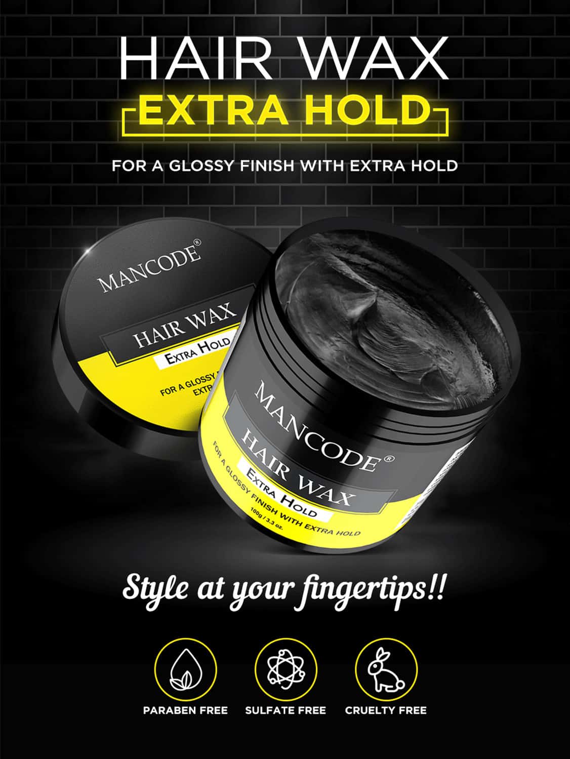 Buy MANCODE EXTRA HOLD HAIR WAX 100 GM Online & Get Upto 60 OFF at