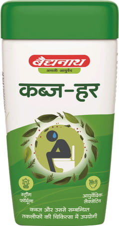 Baidyanath Asli Ayurved Kabja Har I Bowel Regulator | Improve Digestive | Constipation - 100g X 3