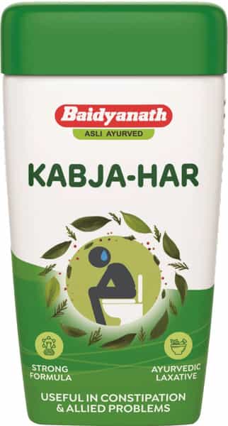 Baidyanath Asli Ayurved Kabja Har I Bowel Regulator | Improve Digestive | Constipation - 100G X 3