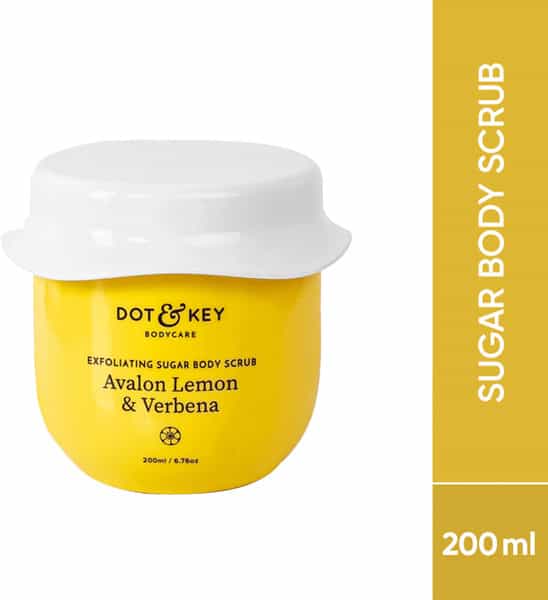 Dot & Key Exfoliating Sugar Body Scrub Avalon Lemon & Verbena 200Ml