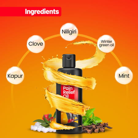 Sheopal'S Pain Relief Oil For Joint & Body Pain - 60 Ml