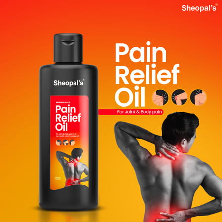 Sheopal'S Pain Relief Oil For Joint & Body Pain - 60 Ml