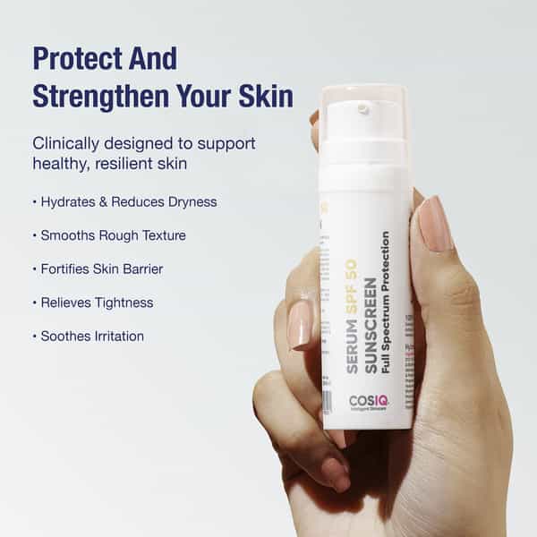 Cos-Iq Outdoor Sunscreen Serum Spf 50 Pa++++ Broad Spectrum 30Ml Uva Uvb And Ir Protection
