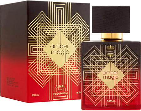Ajmal Amber Magic Edp 100ml For Men And Rose Cp Musky Alcohol-Free Attar 12ml For Unisex