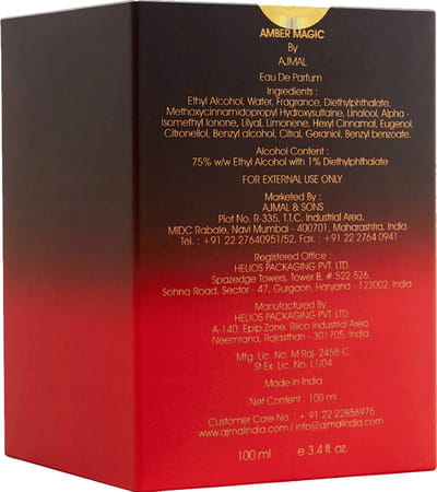 Ajmal Amber Magic Edp 100ml For Men And Rose Cp Musky Alcohol-Free Attar 12ml For Unisex