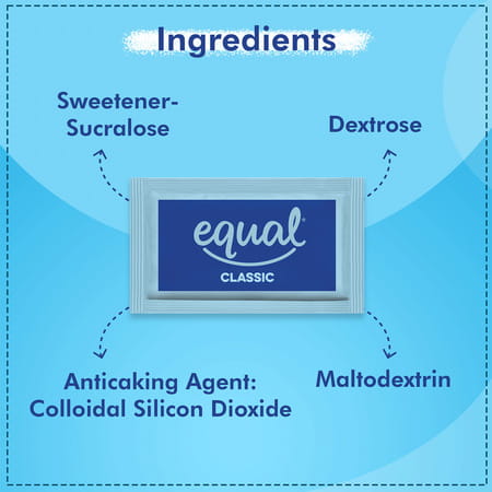 Equal Classic Zero Calorie From Sucralose Sweetener 37.5 G (50 Sachets Box)