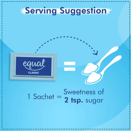 Equal Classic Zero Calorie From Sucralose Sweetener 37.5 G (50 Sachets Box)