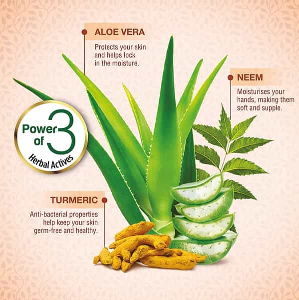 Medimix Ayurvedic Nature Soft Hand Wash With Neem Turmeric Aloe Vera Bottle - 190 Ml