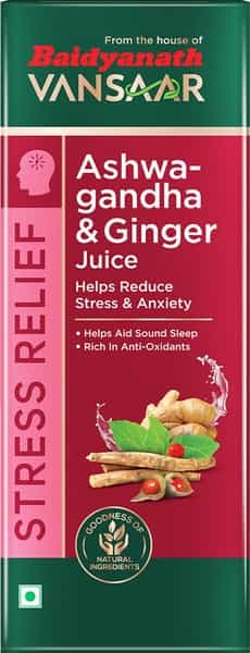 Vansaar Ashwagandha Ginger Juice - 1L
