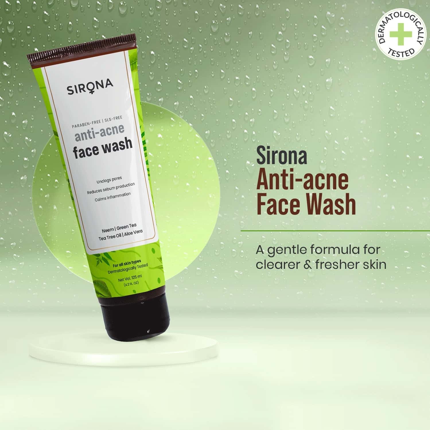 sirona face wash for oily skin