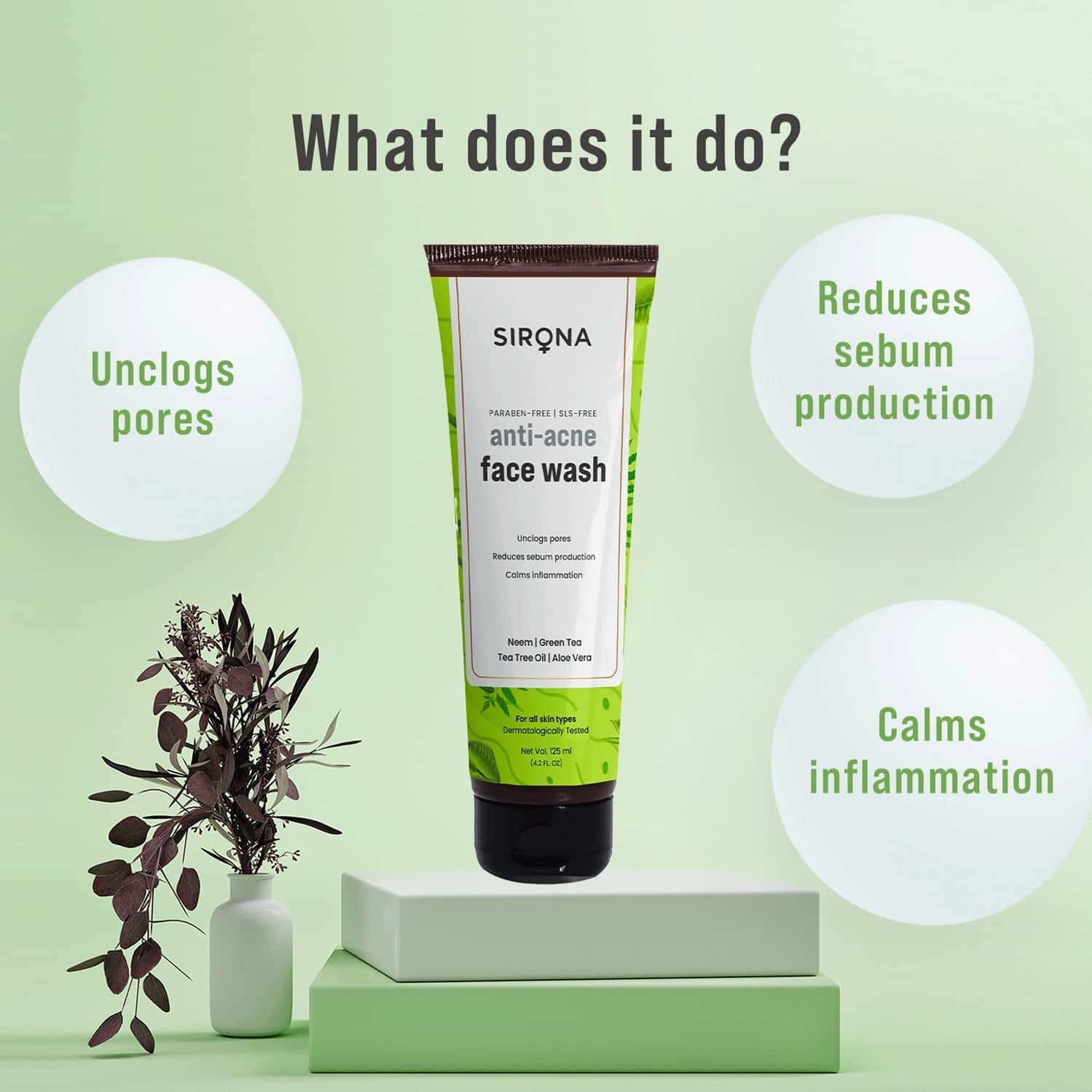 sirona face wash for oily skin