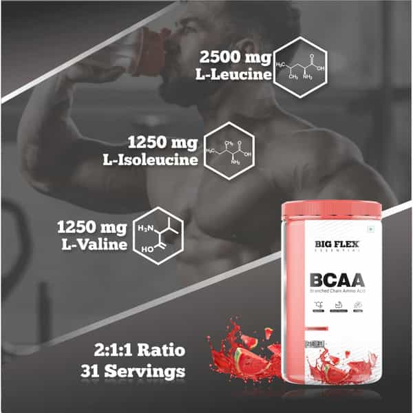 Bigflex Essential Bcaa - Watermelon (250Gm) - Jar