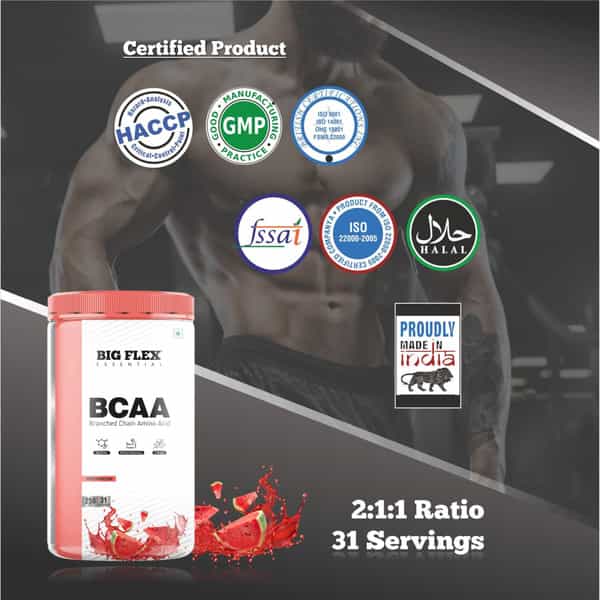 Bigflex Essential Bcaa - Watermelon (250Gm) - Jar